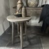 Ronde Hoge Bijzettafel Driftwood - Afbeelding 6
