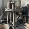 Ronde Hoge Bijzettafel Driftwood - Afbeelding 2
