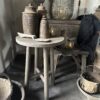 Ronde Hoge Bijzettafel Driftwood - Afbeelding 3