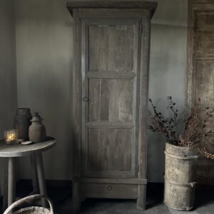Hoge Kast BARI Met Lade Driftwood
