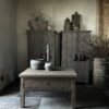 Salontafel Vierkant 80 x 80 Met Lade Driftwood - Afbeelding 2