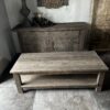 Salontafel Met Onderblad 140 x 60 Driftwood - Afbeelding 6