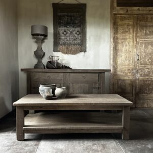 Salontafel Met Onderblad 140 x 60 Driftwood