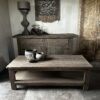 Salontafel Met Onderblad 140 x 60 Driftwood - Afbeelding 7
