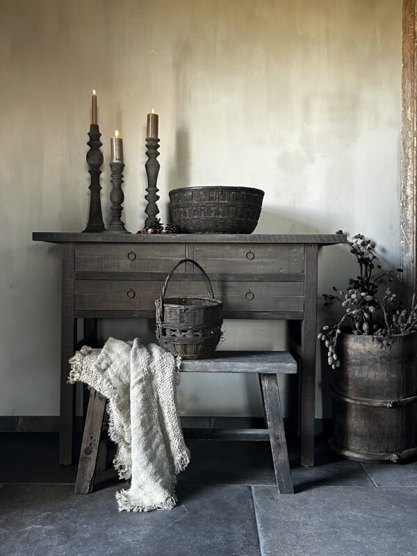 Sidetable Indian 3-Lades Driftwood - Afbeelding 4