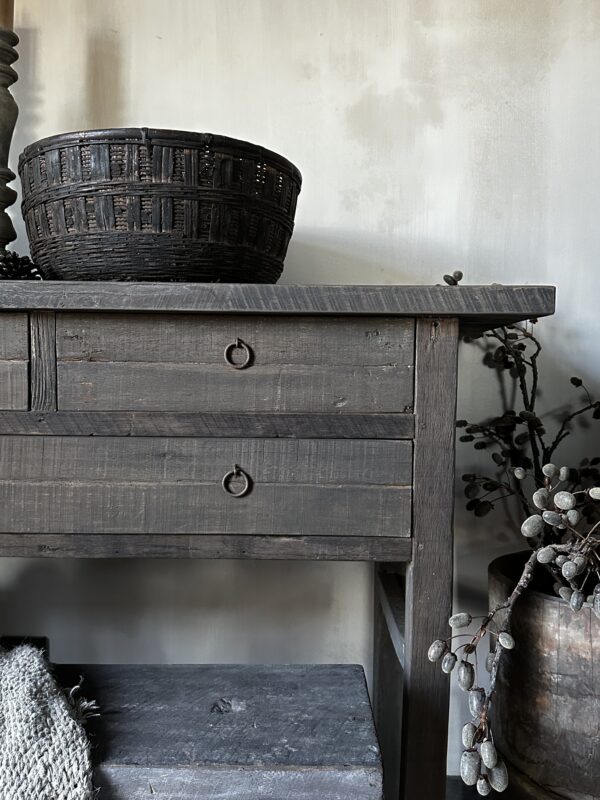 Sidetable Indian 3-Lades Driftwood - Afbeelding 6
