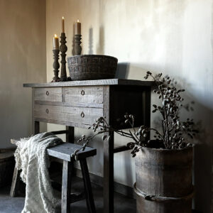 Sidetable Indian 3-Lades Driftwood