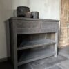 Sidetable KOTA 2-Lades 100 cm Driftwood - Afbeelding 6