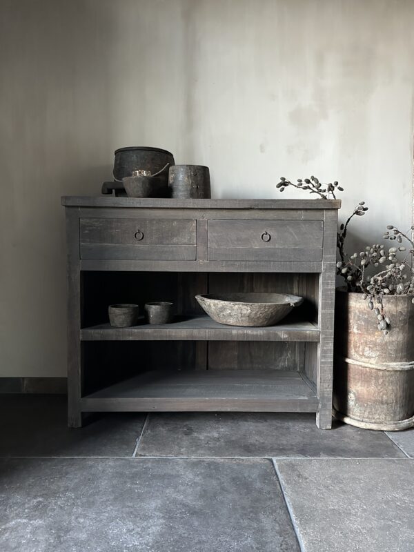 Sidetable KOTA 2-Lades 100 cm Driftwood