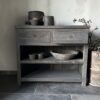 Sidetable KOTA 2-Lades 100 cm Driftwood - Afbeelding 7