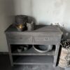 Sidetable KOTA 2-Lades 100 cm Driftwood - Afbeelding 5