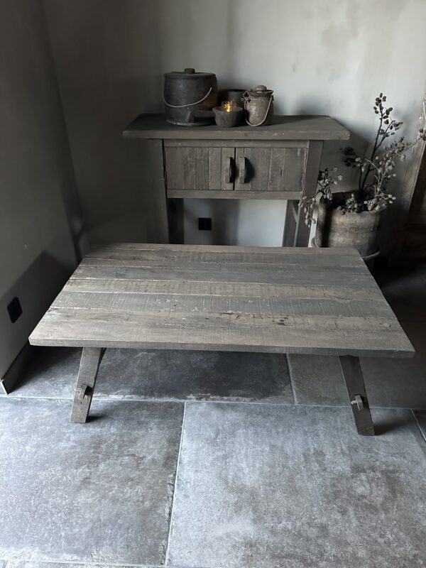 Salontafel Cross 120 x 70 Driftwood - Afbeelding 2