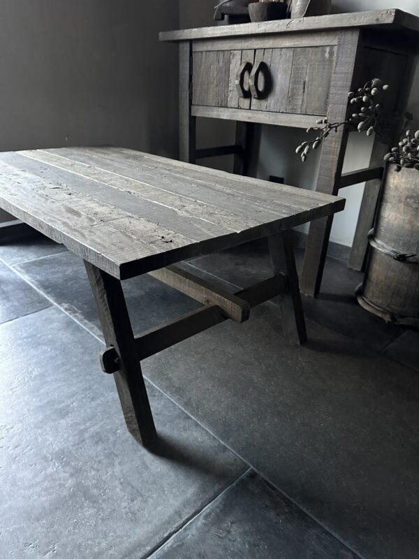 Salontafel Cross 120 x 70 Driftwood - Afbeelding 3