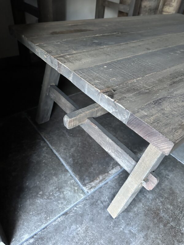 Salontafel Cross 120 x 70 Driftwood - Afbeelding 4