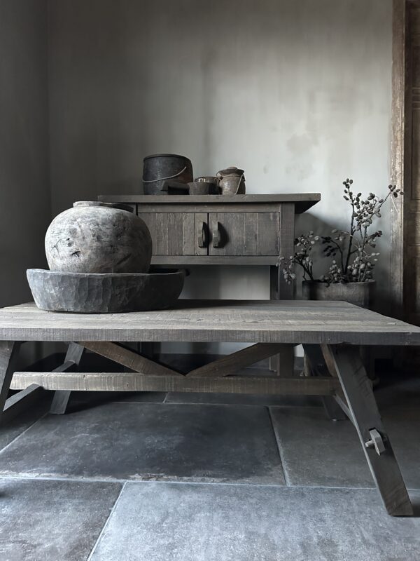 Salontafel Cross 120 x 70 Driftwood - Afbeelding 5
