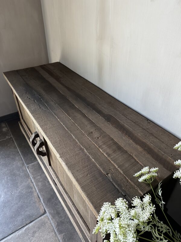 Tv Meubel 2-Deurs 140 cm Driftwood - Afbeelding 6