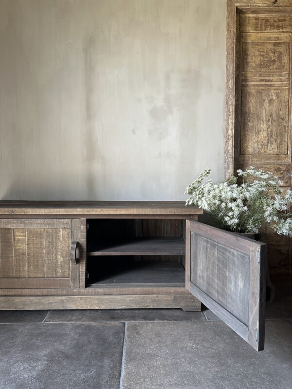 Tv Meubel 2-Deurs 140 cm Driftwood - Afbeelding 5