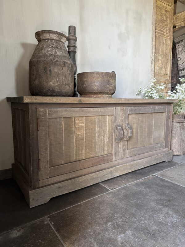 Tv Meubel 2-Deurs 140 cm Driftwood - Afbeelding 8