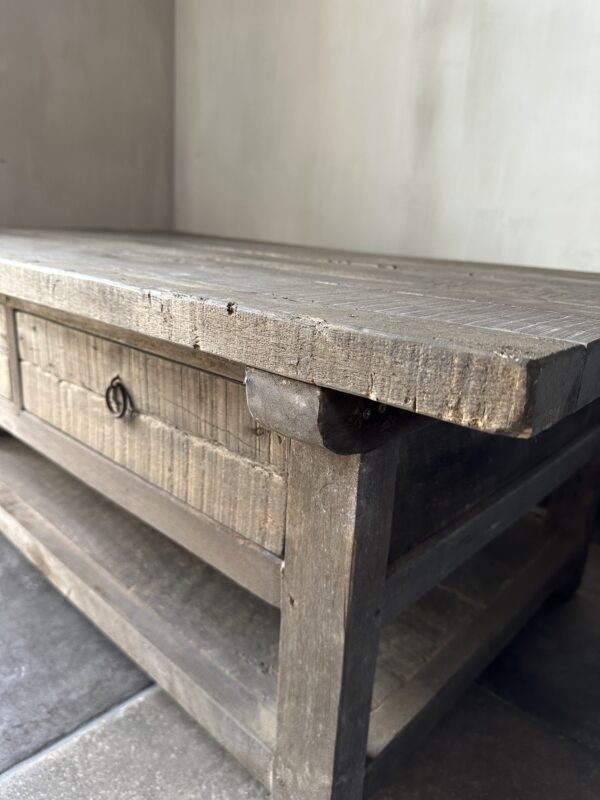 Salontafel JENONG Met 2-Lades En Onderblad - Afbeelding 3