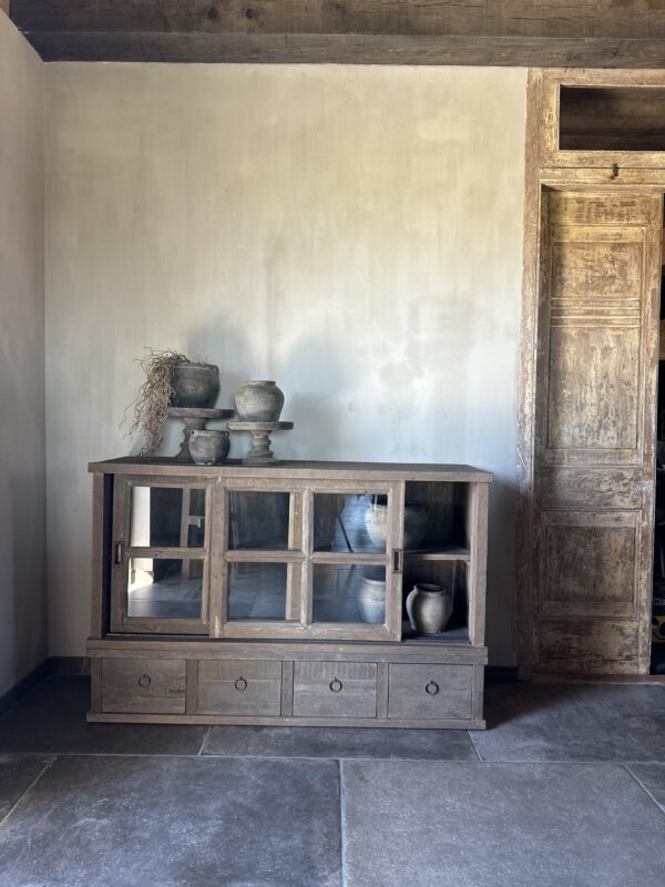 Vitrine Dressoir Driftwood (BINNENKORT WEER OP VOORRAAD) - Afbeelding 3