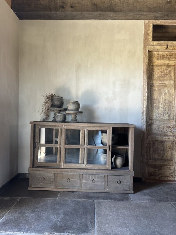 Vitrine Dressoir Driftwood (BINNENKORT WEER OP VOORRAAD) - Afbeelding 5