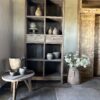 Hoge Vakkenkast 2-Lades Driftwood - Afbeelding 2
