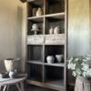 Hoge Vakkenkast 2-Lades Driftwood - Afbeelding 5