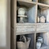 Hoge Vakkenkast 2-Lades Driftwood - Afbeelding 4