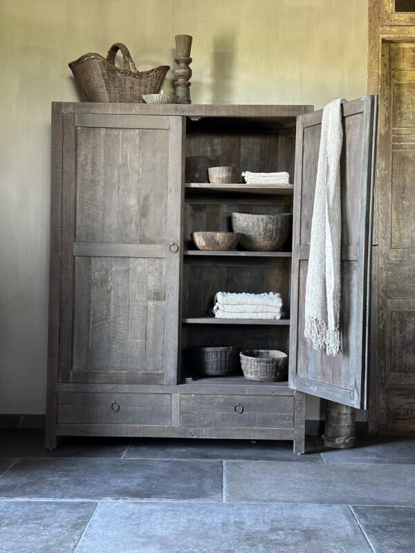 Kast 2-Deurs /2-Lades Driftwood - Afbeelding 5