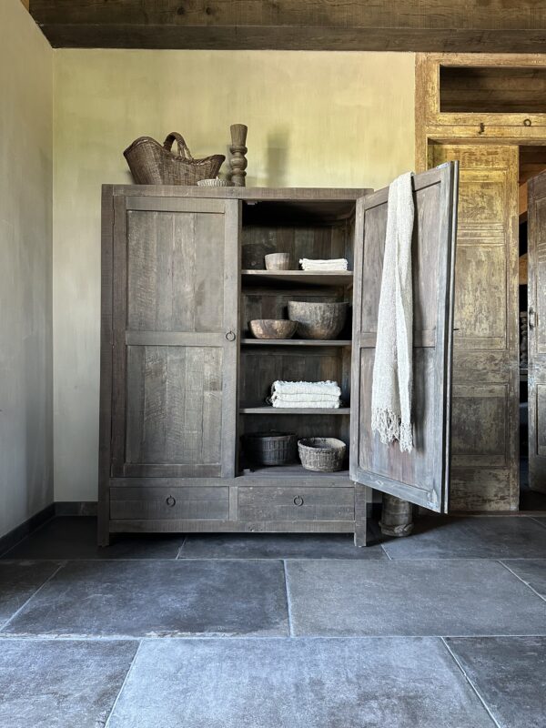 Kast 2-Deurs /2-Lades Driftwood - Afbeelding 4