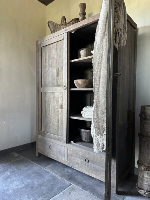 Kast 2-Deurs /2-Lades Driftwood - Afbeelding 2