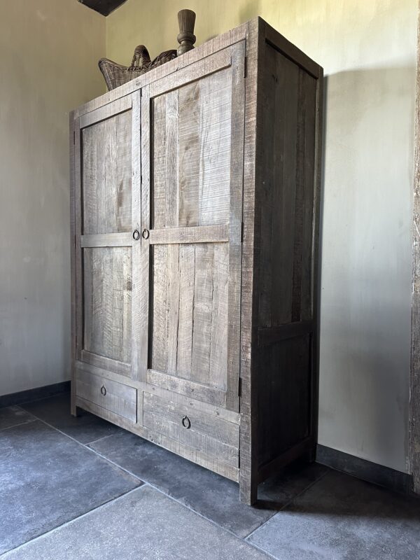 Kast 2-Deurs /2-Lades Driftwood - Afbeelding 3