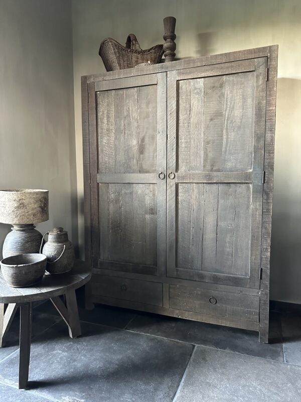 Kast 2-Deurs /2-Lades Driftwood - Afbeelding 9