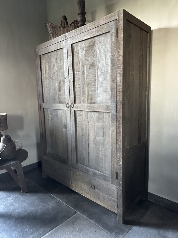 Kast 2-Deurs /2-Lades Driftwood - Afbeelding 7