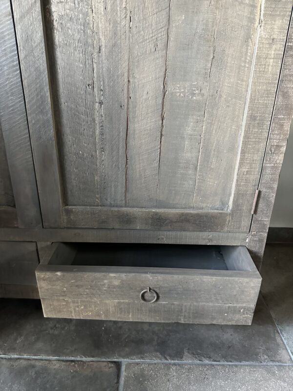 Kast 2-Deurs /2-Lades Driftwood - Afbeelding 8