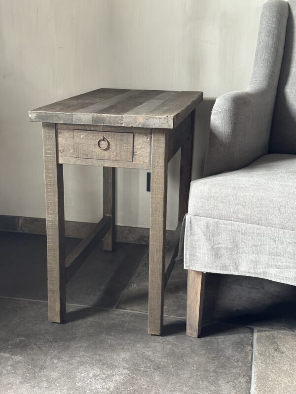 Hoge Bijzettafel Met Lade Driftwood (A) - Afbeelding 2