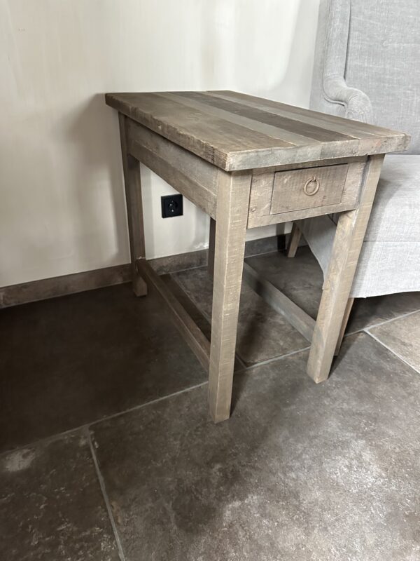 Hoge Bijzettafel Met Lade Driftwood (A) - Afbeelding 3