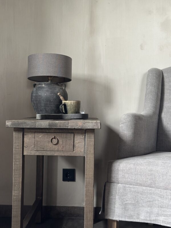 Hoge Bijzettafel Met Lade Driftwood (A) - Afbeelding 5
