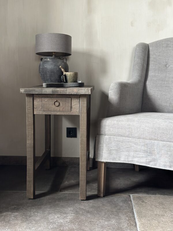 Hoge Bijzettafel Met Lade Driftwood (A) - Afbeelding 6