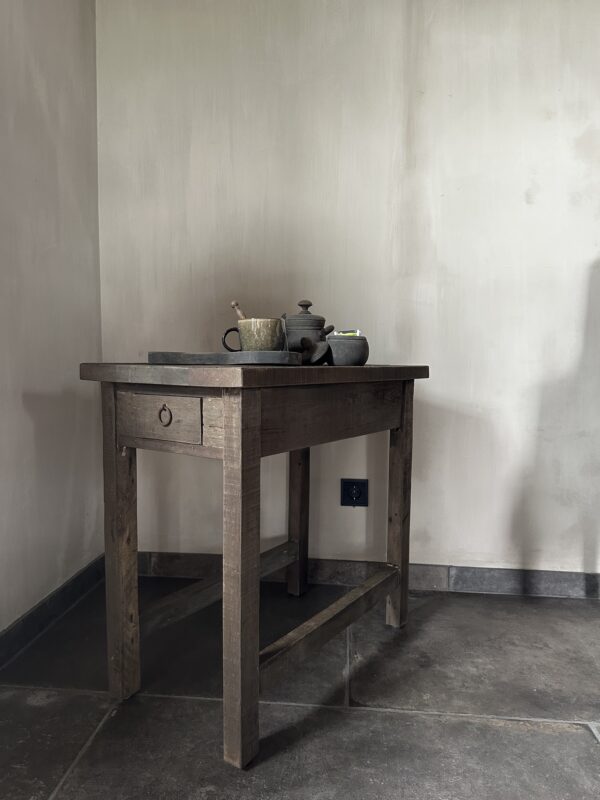 Hoge Bijzettafel Met Lade Driftwood (B) - Afbeelding 4