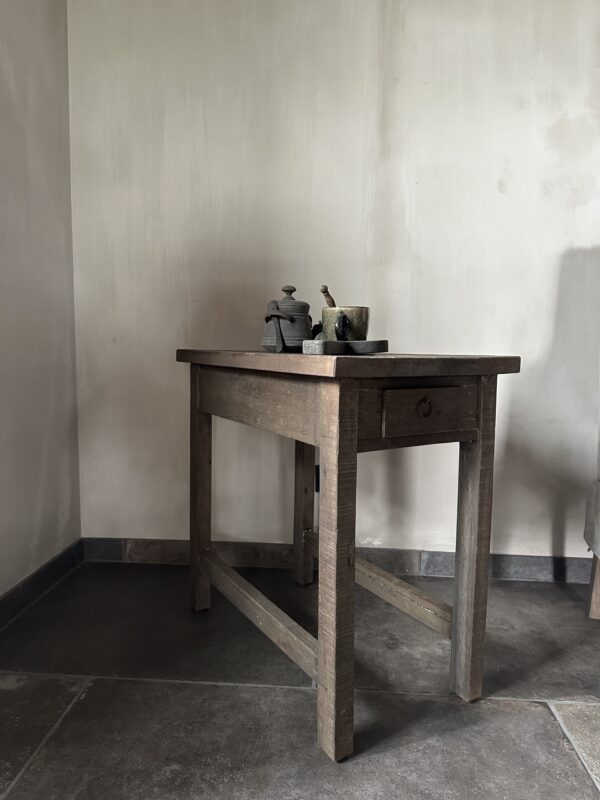 Hoge Bijzettafel Met Lade Driftwood (B) - Afbeelding 5