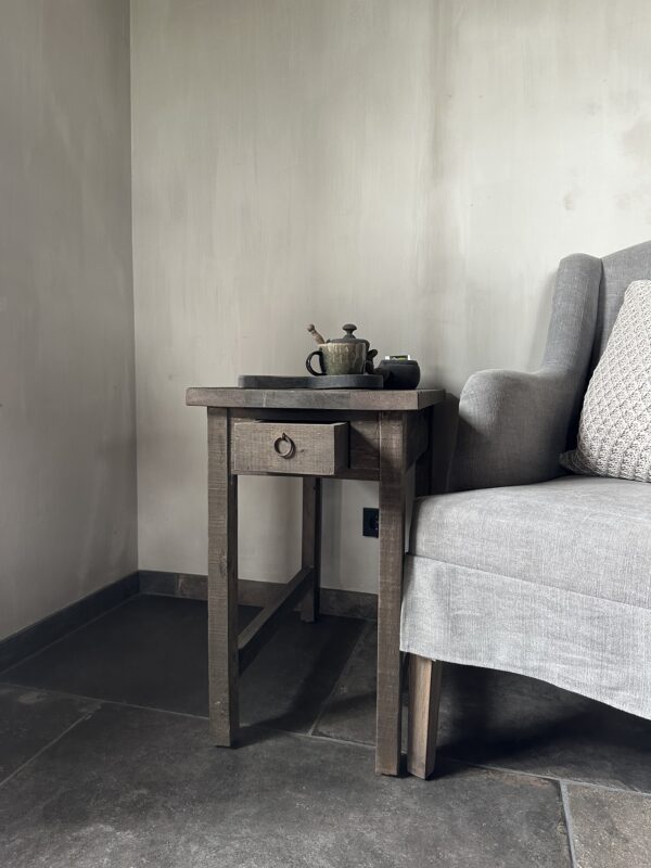 Hoge Bijzettafel Met Lade Driftwood (B) - Afbeelding 3