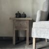 Kleine Bijzettafel / Nachtkastje Driftwood - Afbeelding 2