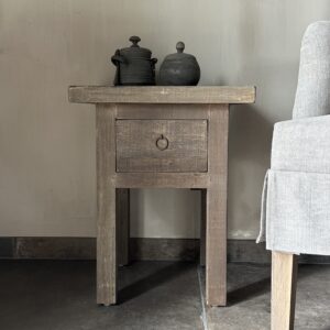 Kleine Bijzettafel / Nachtkastje Driftwood