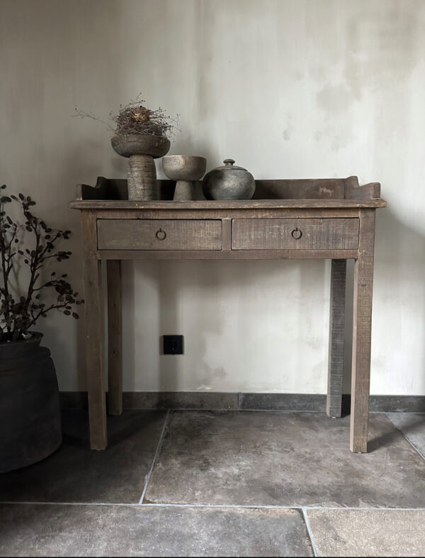 Smalle Hoge Sidetable Driftwood - Afbeelding 3