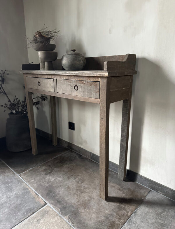 Smalle Hoge Sidetable Driftwood - Afbeelding 2