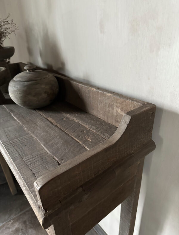 Smalle Hoge Sidetable Driftwood - Afbeelding 4