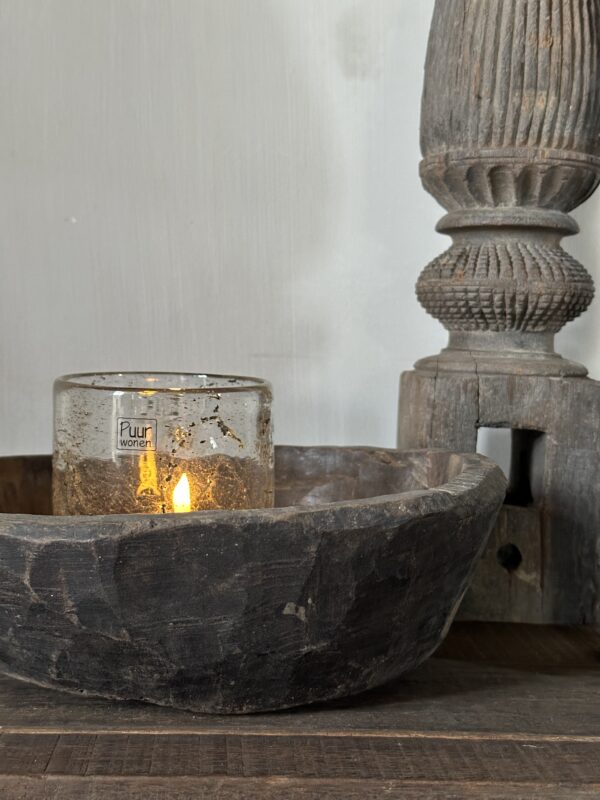 Oude Houten Schaal - Afbeelding 4
