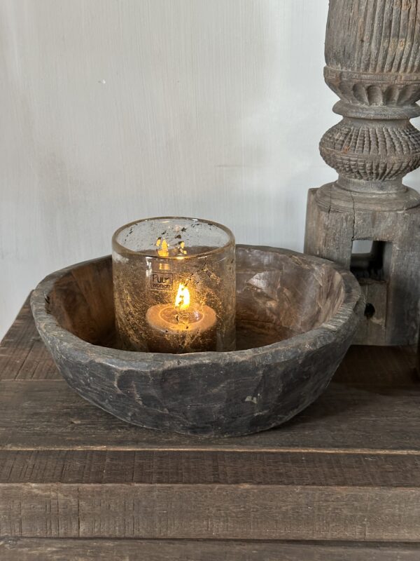 Oude Houten Schaal - Afbeelding 5