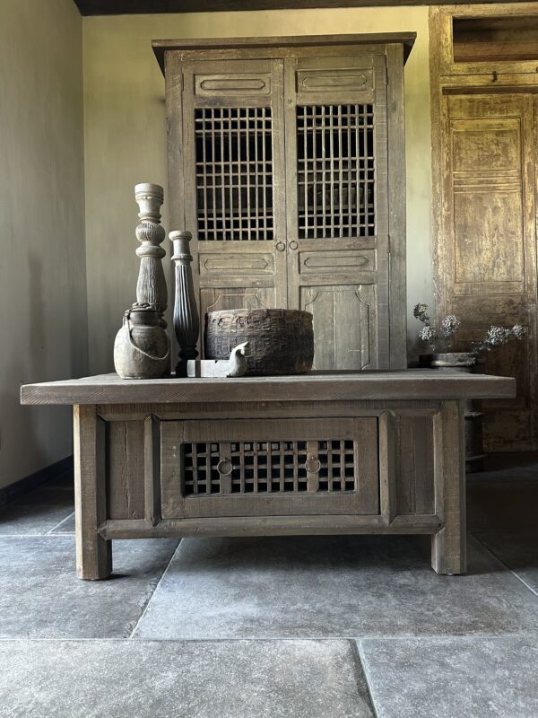 Salontafel NEPALI Met Doorschuiflade - Afbeelding 4